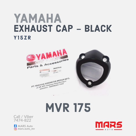 Y15ZR Exhaust Cap - Black