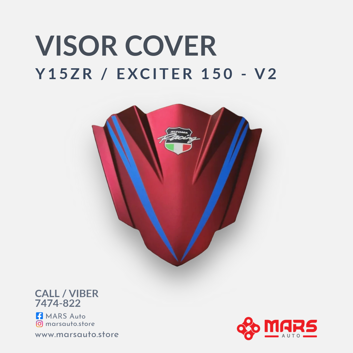 Visor Cover / Cowling Y15ZR  - V2