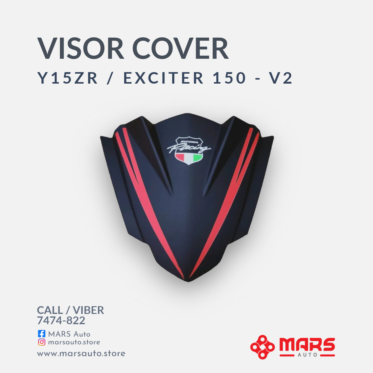 Visor Cover / Cowling Y15ZR  - V2