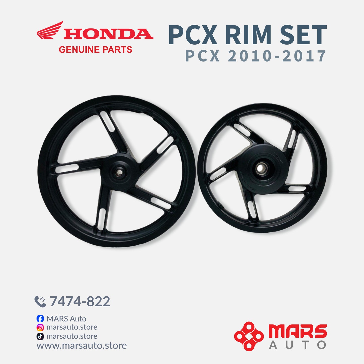 Honda PCX Rim Set 2010-2017