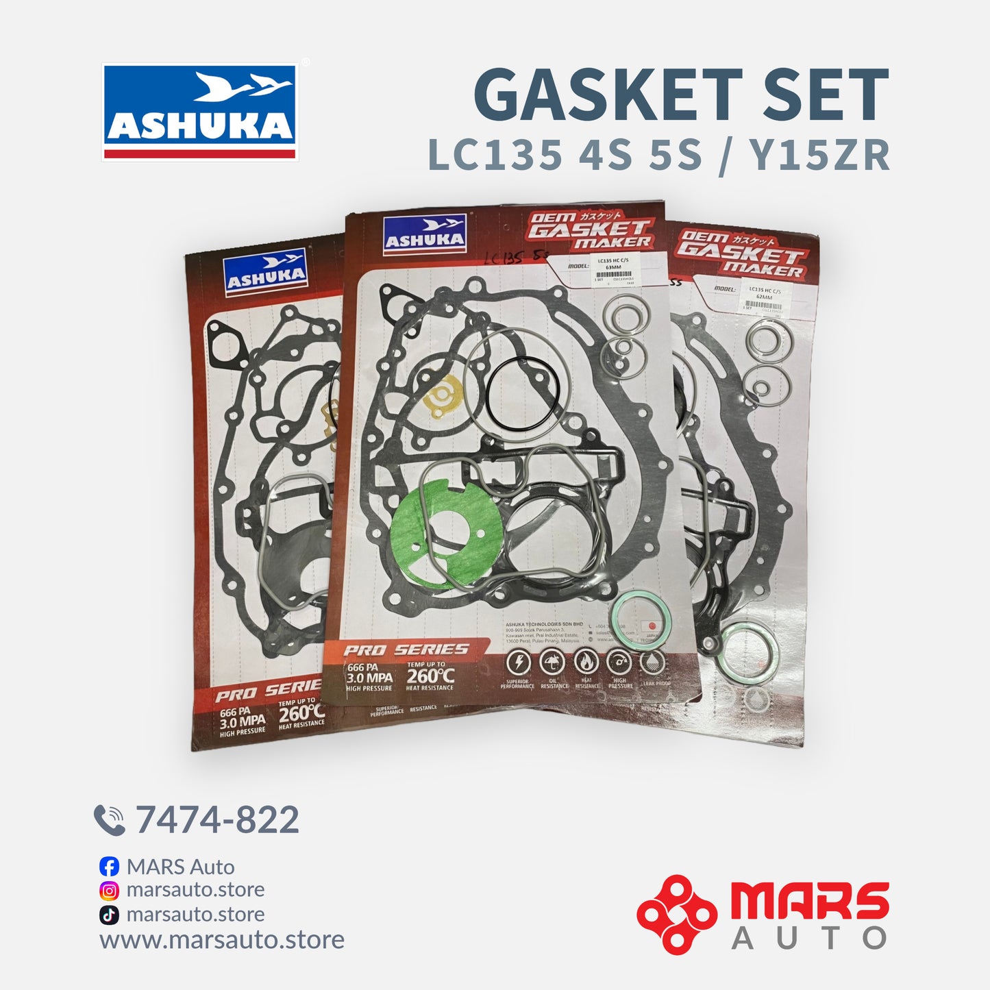 Ashuka Gasket Set